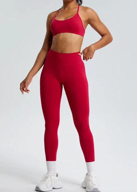 Seamless Legging Red