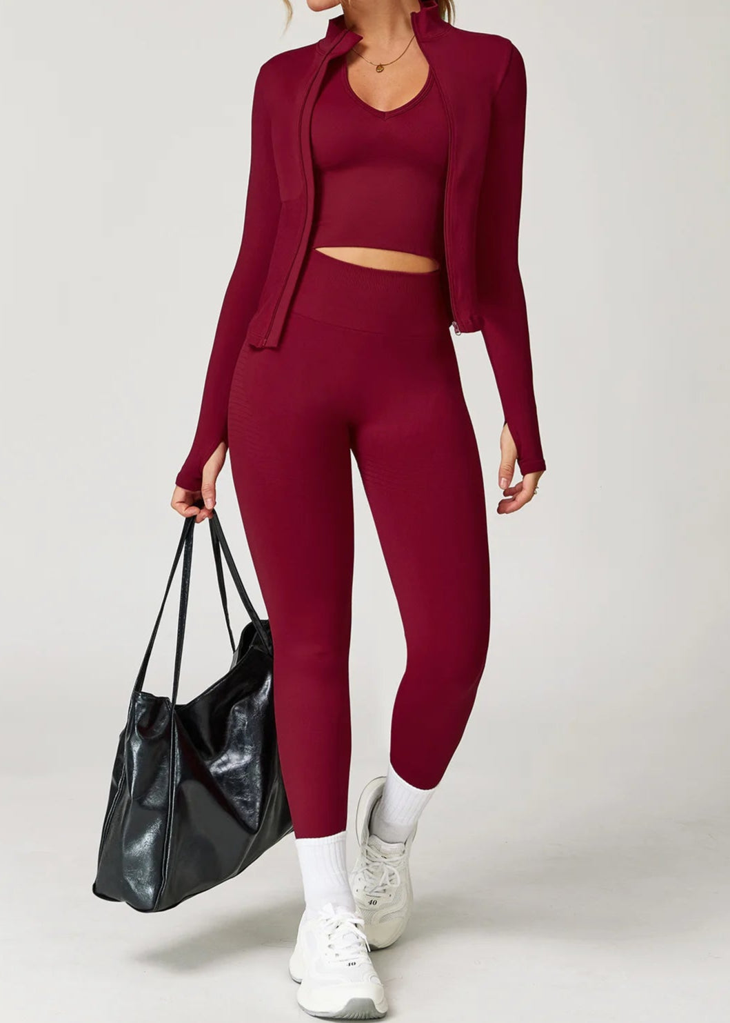 Seamless 3PCS Yoga & Gym Set