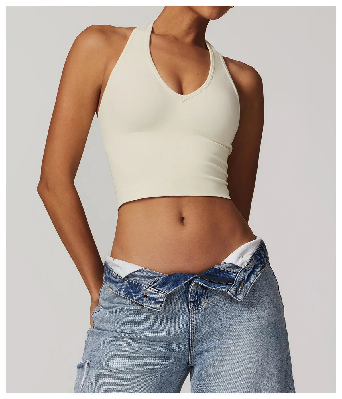 Seamless Bandeau Sports Bra